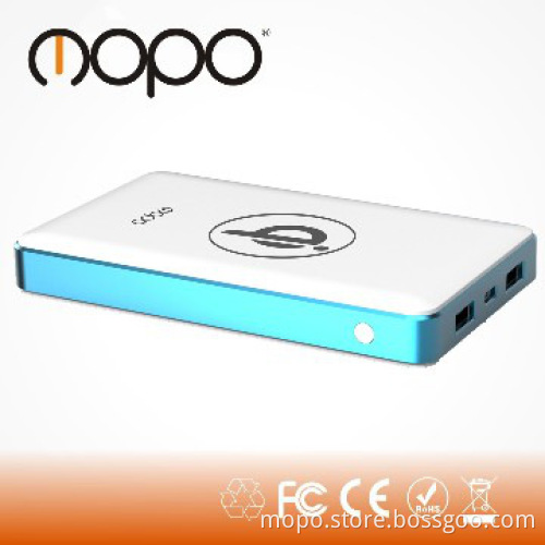 the bigger power bank with wireless transmitter , with 4000mAh battery